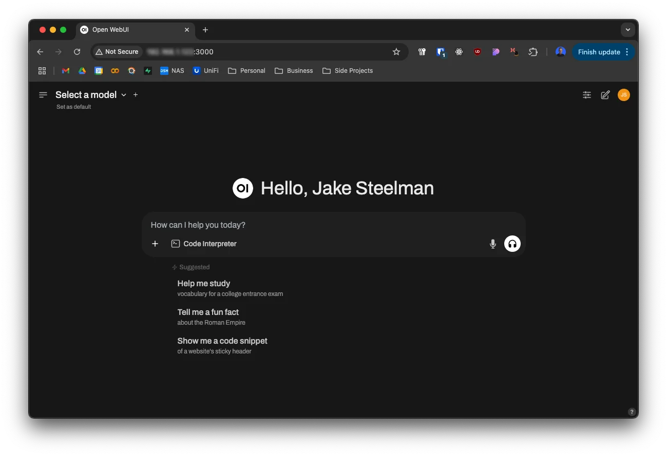 Chat screen